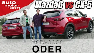 Mazda CX-5 vs Mazda 6 Kombi | Entweder ODER | (Vergleich/Review) auto motor und sport