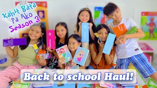 KAHIT BATA PA AKO CAST SEASON 3 | BACK TO SCHOOL HAUL