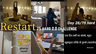 I Woke up at 3 AM ✨| RESTART: 27 yr girl living UPSC Aspirant Life in Bangalore| 75 Hard 2.0| Vlog