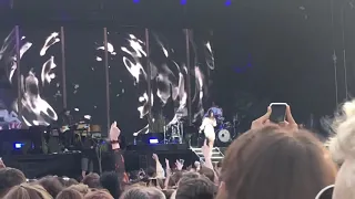 Lana Del Rey Takes Fans Heart Shaped Sunglasses During Blue Jeans Performance DUBLIN 22/6/19