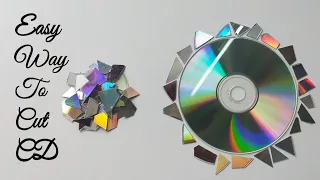 How To Cut CD At Home Easily || Easy Way To Cut CD Without Breaking