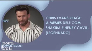 Chris Evans reage a memes dele com Shakira e Henry Cavill no programa Despierta America [LEGENDADO]