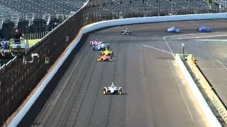 Pippa Mann Incident At Indianapolis Motor Speedway May 13