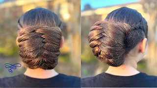 Folded Hair Bun