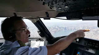 Cockpit view of LGA Expressway, Visual to 31