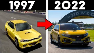 EVOLUÇÃO INCRÍVEL DO GRAN TURISMO