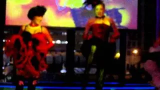 CanCan dance at Frenchtuesdays, Bastille day party