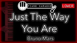 Just The Way You Are (LOWER -3) - Bruno Mars - Piano Karaoke Instrumental