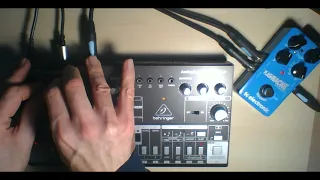 The Behringer TD-3 acid jam using triplet notes and hexatonic scale