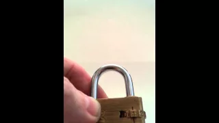 I Can't Crack/Pick a Master 4 wheel padlock