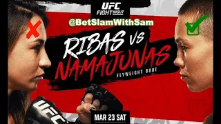 Rose Namajunas vs Amanda Ribas UFC Fight Night Fight Prediction