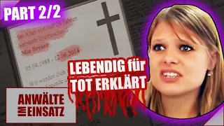 Halloween Special 2/2: Mias EIGENE TODESANZEIGE steht in der Zeitung| Anwälte im Einsatz SAT.1