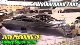 2018 Pershing 70 Luxury Motor Yacht - Walkaround - 2018 Boot Dusseldorf Boat Show