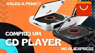 DESVENDANDO O CD PLAYER DO ALIEXPRESS: REVIVA SUA COLEÇÃO DE CDS!