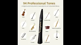 Instrument for adult student kid beginner - INGPARTNER Y8 Digital Wind Instrument | Product Display