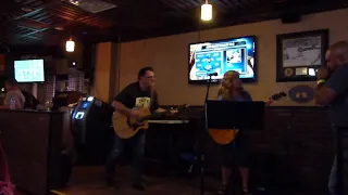 "Stardust" (Acoustic Duo) performing Neil Young's "Rocking In The Free World" on 09/08/18