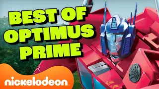 Optimus Prime Best Moments Marathon! 🤖 Transformers: EarthSpark | Nicktoons