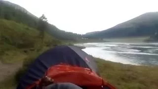 Озеро Аккем на Белухе. Горный Алтай