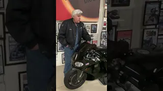 Jay Leno has a Helicopter powered BIKE!