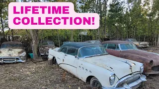 He ran a construction company in Missouri, & PACKED a woods FULL of 1930s - 70s collector cars!