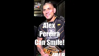 Alex Pereira Smiling for About 30 Seconds #shorts