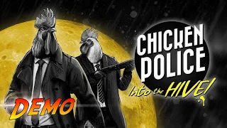 Chicken Police: Into the HIVE! | Complete Gameplay Walkthrough - Full Demo | No Commentary