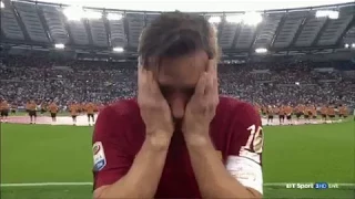 Totti has retired 😭  Farewell, Francesco Totti