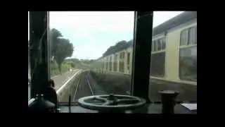 DMU Diesel train Driver's eye view (WSR)