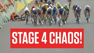 THREE CRASHES In Sprint Finish As Stage 4 Ends In Chaos At Tour de France 2023