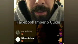 #çukur - Aytaç Usun junto a Melek Mosso / Instagram Live