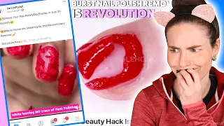 I Tried the Viral Exploding Nail Polish Remover and OMG (DO NOT BUY)