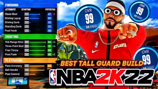 NBA 2k22 Best Tall All Around Guard Build To Speedboost Shoot 3s & Dominate Paint | Best 2k22 Builds