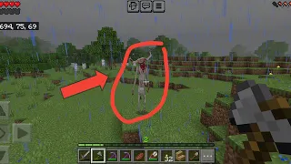 Surviving A Goatman & Weeping Angel In Minecraft Survival