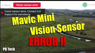 DJI Mavic Mini Sensor Error Fix