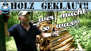 HOLZ #GEKLAUT!!! #Brennholz #Diebstahl / Wer macht so etwas??