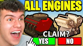 How To FIND AND USE ALL ENGINES In Roblox A Dusty Trip!