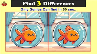 #13 - Find 3 Differences from The Images - Spot in 60 secs | Brain Games | ChikooBerry