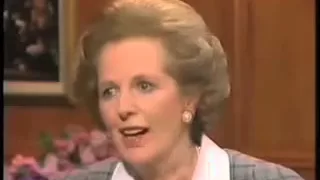 Margaret Thatcher voice before/after