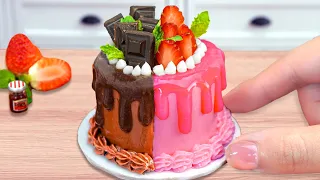 🍓 Juicy Miniature Strawberry and Chocolate Cake Decorating | Perfect 1000+ Miniature Ideas Cake