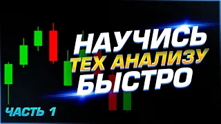 ПРИНЦИПЫ и ОСНОВЫ Технического Анализа | ВСЯ СУТЬ тех анализа | ЧАСТЬ 1 | Обучение трейдингу.