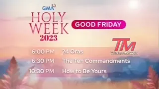 GMA Holy Week 2023: Good Friday Evenings Promo/Maundy Thursday Lineup Schedule