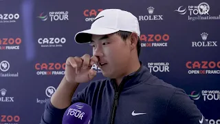 Tom Kim · Round 4 · Interview · 2023 Cazoo Open de France · DP World Tour