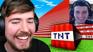 Minecraft Veteran Reacts To Mrbeast Gaming World's Largest Experiment!