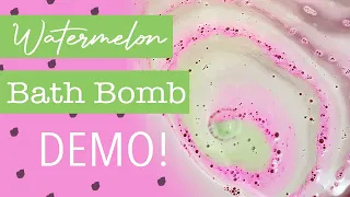 Watermelon Bath Bomb DEMO! - Little Things Soap