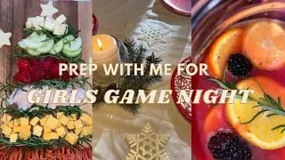 How to Make a Christmas Tree Cheese Board, Girls Game Night, Clean Beauty GRWM