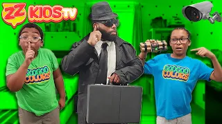 Don’t Get Caught By The Secret Spy! ZZ Kids TV Game Show