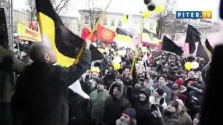 Происшествие на митинге в Питере.