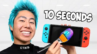 Customizing A Nintendo Switch in 10 Seconds vs 10 Hours!