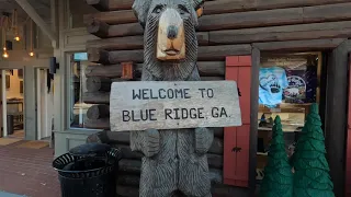 Blue Ridge, Georgia (short rail bike tour)