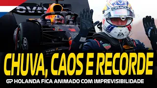 GP HOLANDA: VERSTAPPEN IGUALA RECORDE, E CHUVA ASSUME PROTAGONISMO